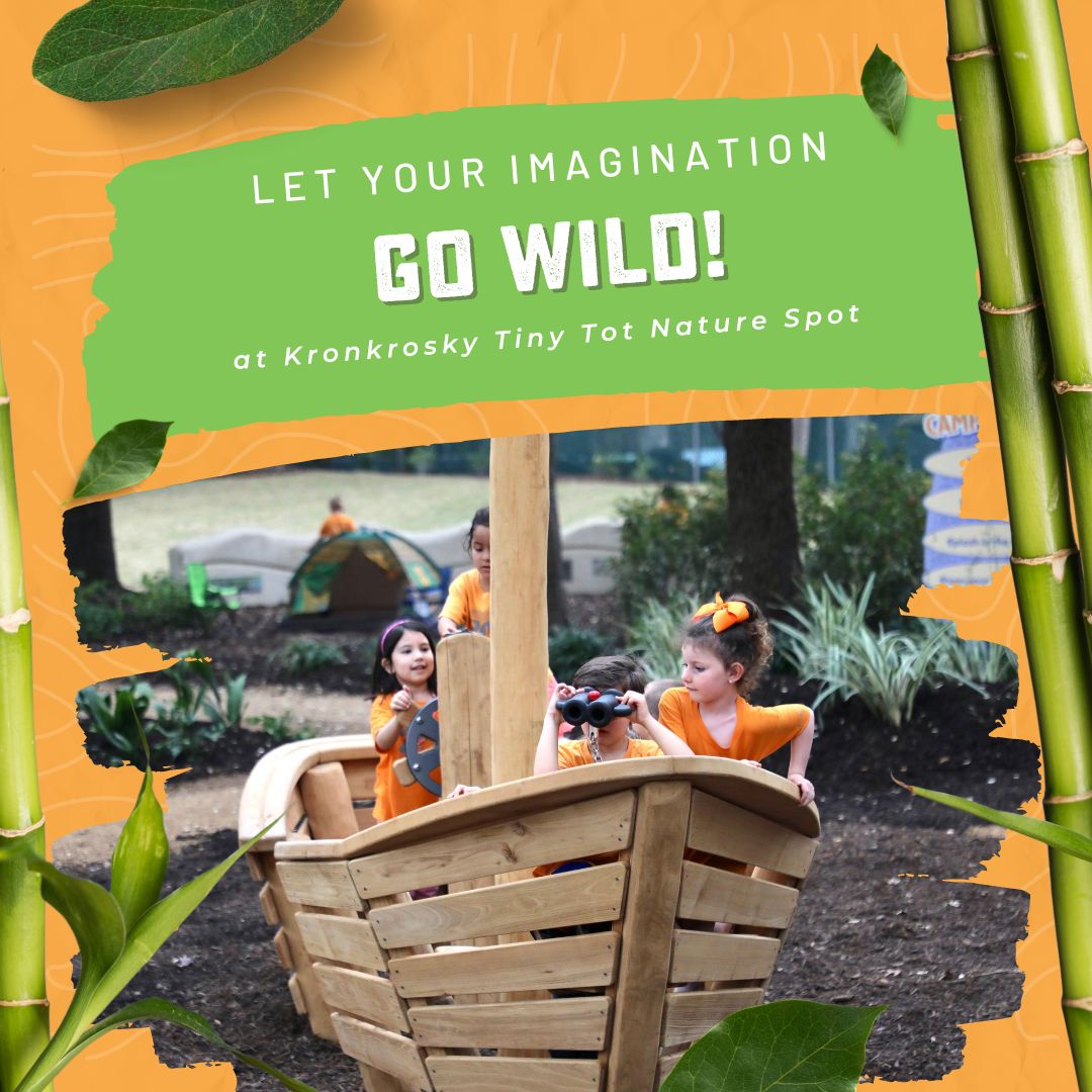 Get ready to unleash your inner wild child at San Antonio Zoo's GO WILD adventure course! At Kronkrosky's Tiny Tot Nature Spot, there's no telling where your imagination will take you 🌿🐾🌳