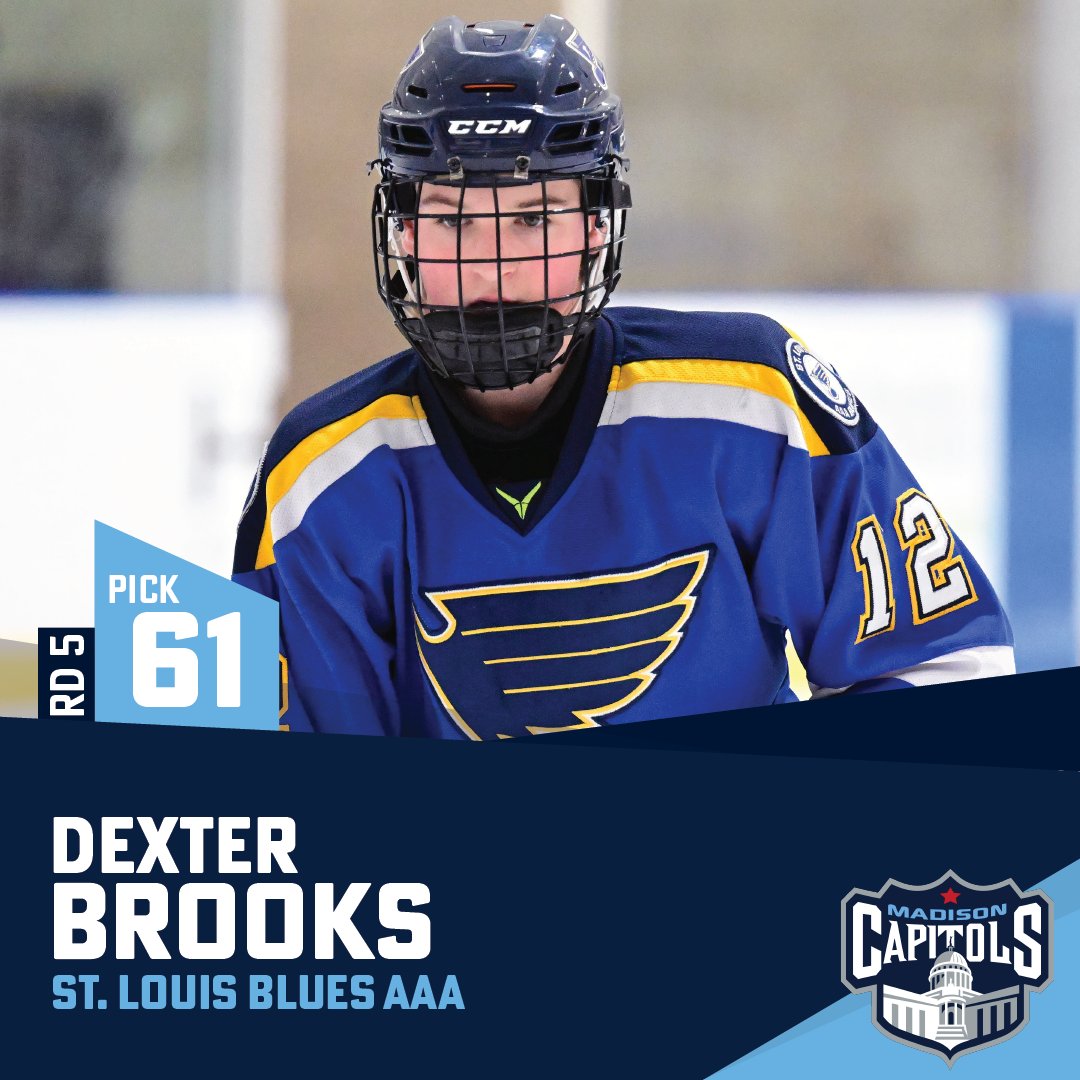 MadCapsHockey's tweet image. With the 61st pick of the 2023 Phase I Draft, we have selected Dexter Brooks.

#GoCapsGo