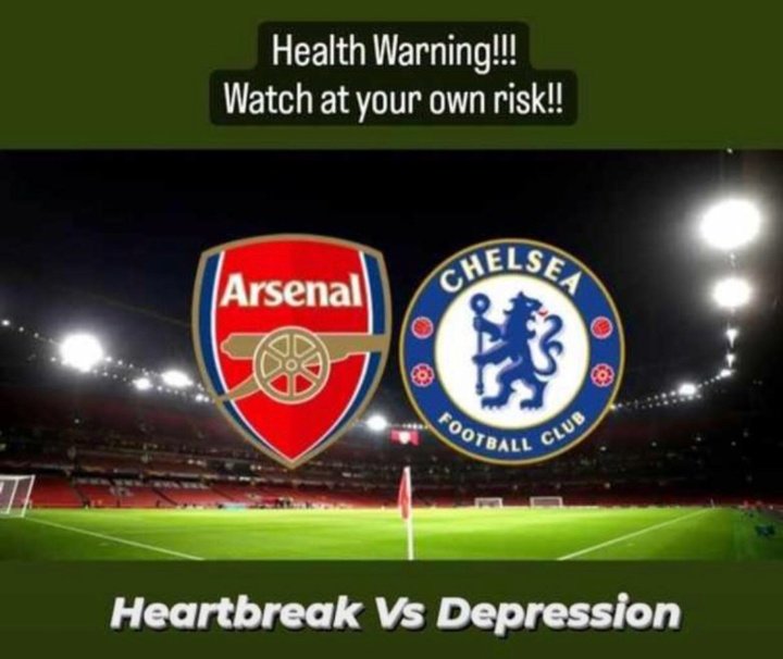 LASU_Insider's tweet photo. ‼️ watch at your own risk
#Arsenal vs #Chelsea https://t.co/Rgp6hKMptx
