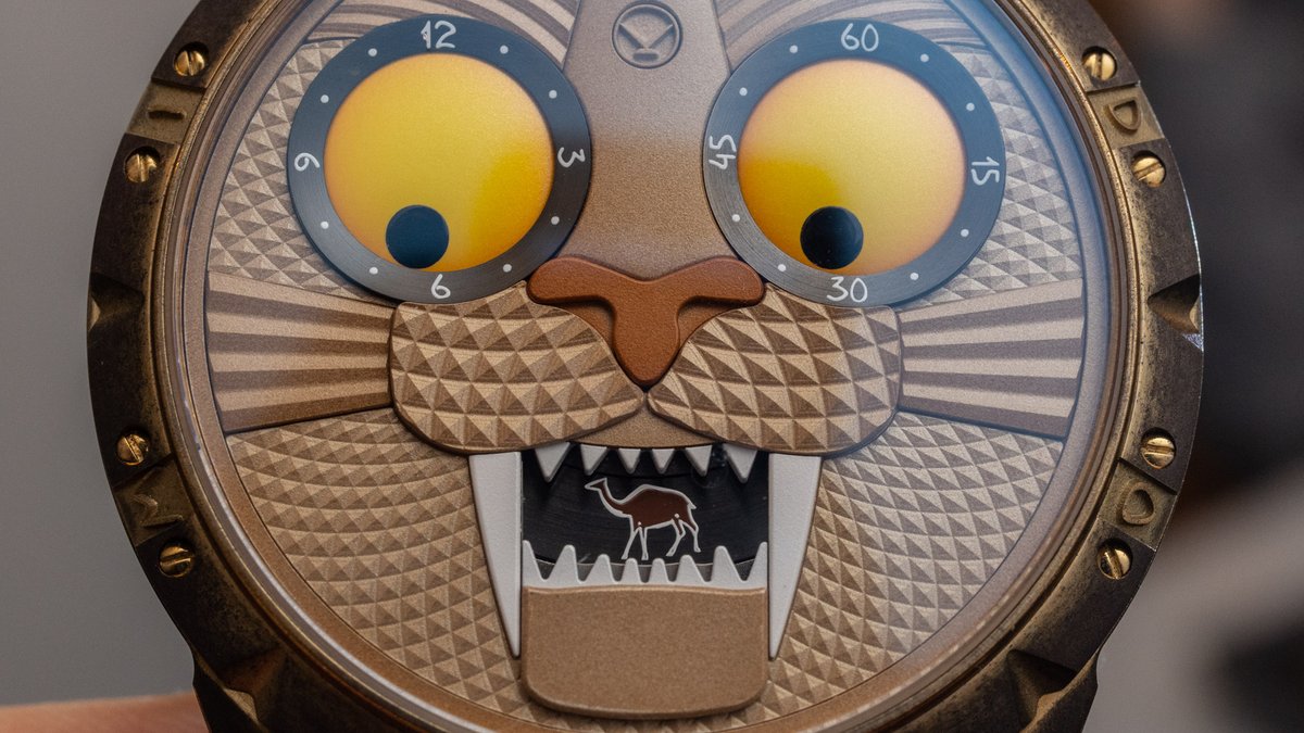 RunnymedeCap's tweet photo. Hands-On | Konstantin Chaykin Smilodon Watch | A Blog To Watch @aBlogtoWatch @kchaykin #HandsOn #KonstantinChaykin #Smilodon #Watch #Watches #ABTW https://t.co/ql8XiyO2je https://t.co/NMt63NL7mw