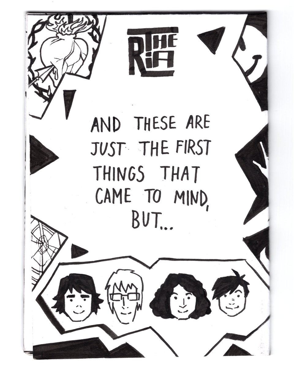 A mini zine about My Chem and the funny way my brain works 
2/2 