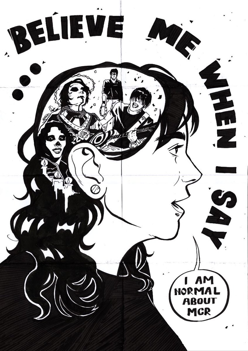 A mini zine about My Chem and the funny way my brain works 
2/2 