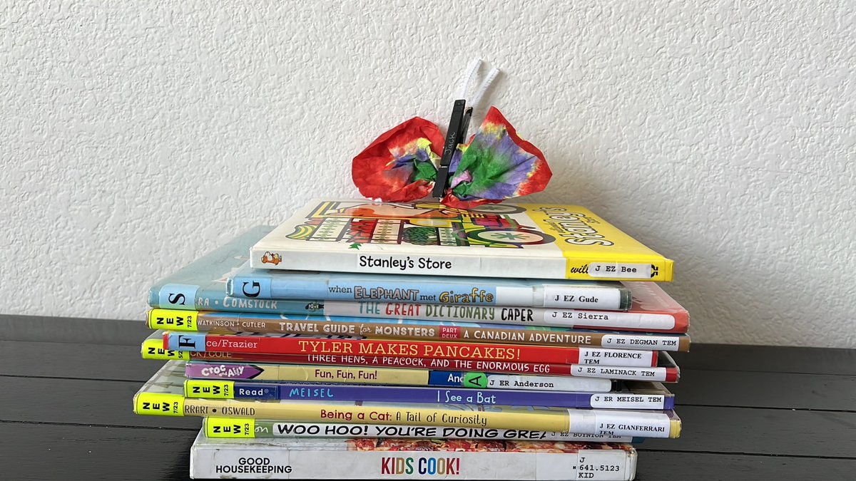 Not pictured - the <a href="/VoxPublishing/">VOX Books: Books That Talk!</a> books - my kids are carrying them all around the house! They are obsessed and want me to check them all out. #kidlitbookstack #kidlitlibrarystack #kidlitreads #cmcreads