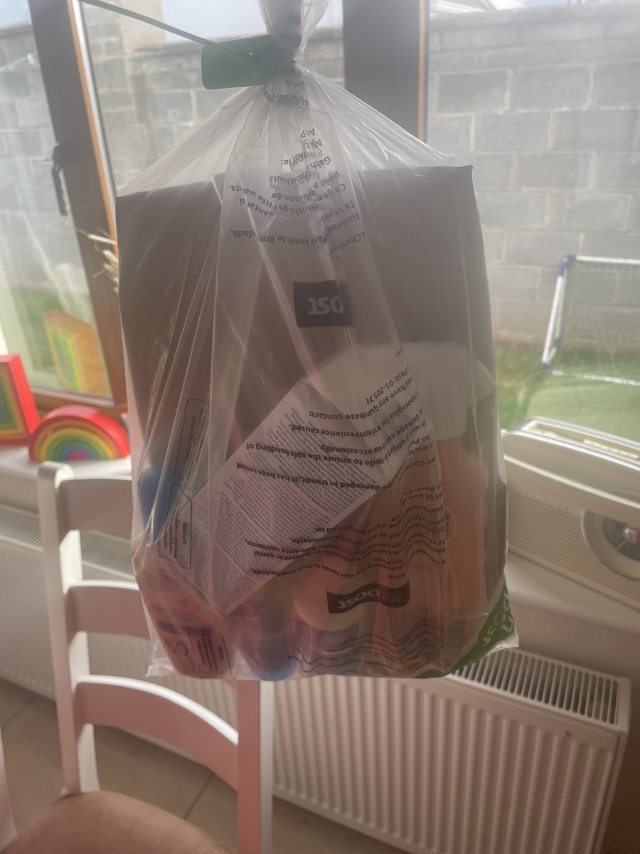 0hEmer's tweet photo. @Postvox hi An Post. This is how my item was delivered (late) to me today. It was obviously opened from its original packaging and resealed in an Post Bag and tie. One item is also missing. Cc @BootsUK https://t.co/AcHFPsP9oo