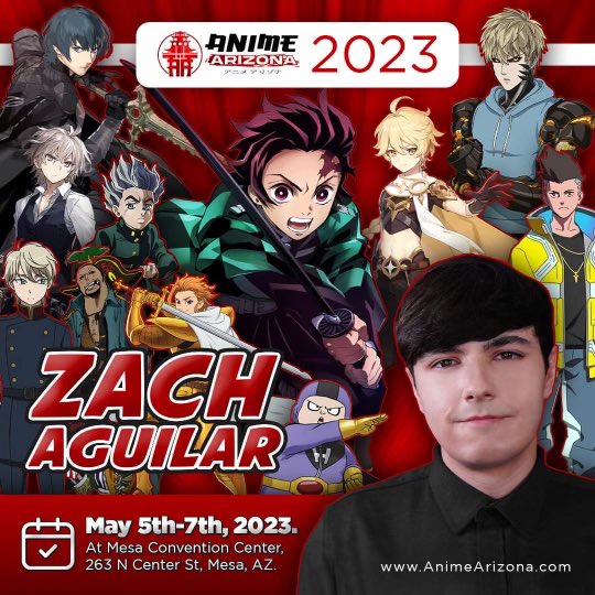 Zach Aguilar on Twitter "on my way to Arizona for animearizona baby