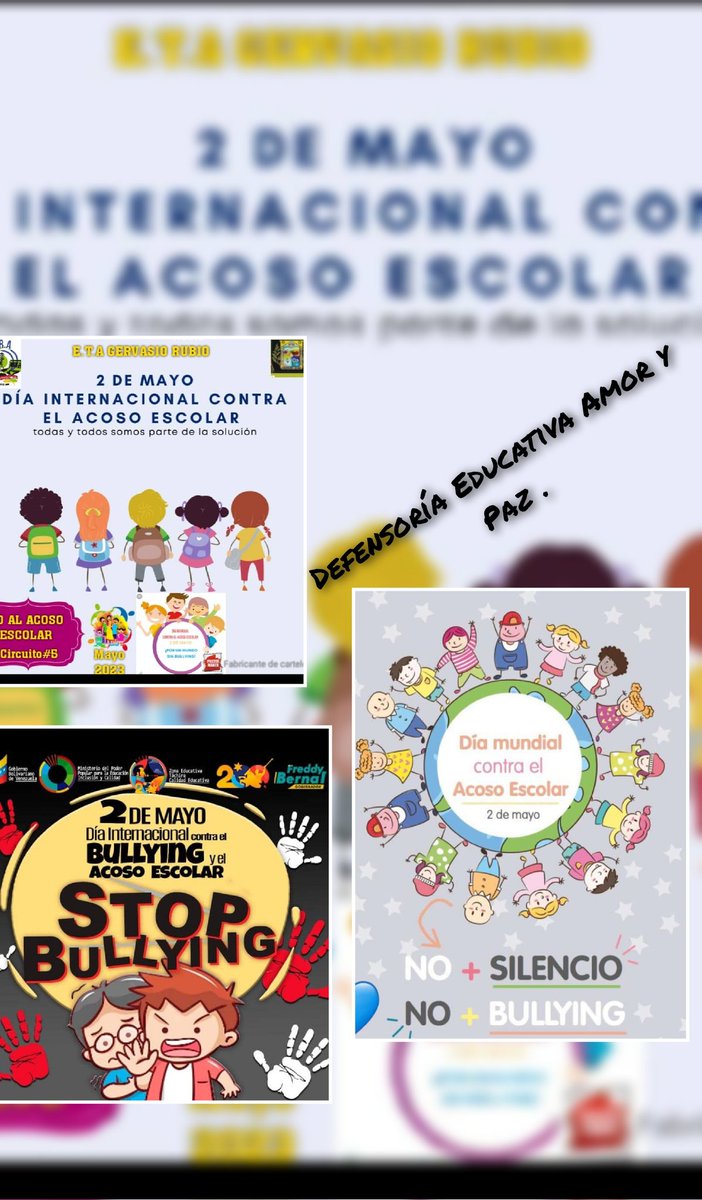 amorypazurdane's tweet photo. Defensoría Educativa Amor y Paz. Fomentando No al Acoso Escolar https://t.co/38aI6KJ4ay