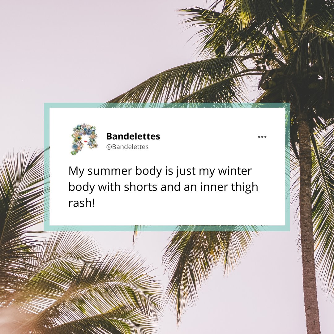 BandelettesNY's tweet image. Who else can relate? 🙋‍♀️ At the end of the day, all bodies are beautiful, no matter the season. So rock those shorts, embrace those rashes, and enjoy the warm weather in #Bandelettes!"
☀️👗 

.
.
.

#SummerStruggles #ChafeNoMore #SummerBody #BodyPositivity #ShortsSeason