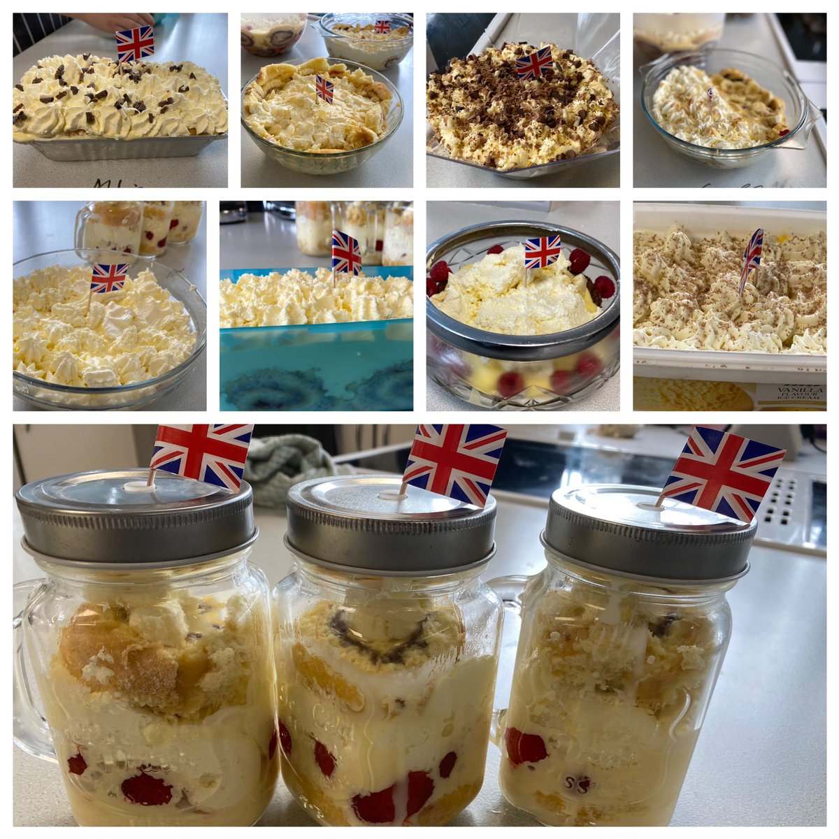 NovaCooks's tweet photo. 10C today #Coronation #trifles
handmade #SwissRoll #custard https://t.co/fKyC4uTMYn