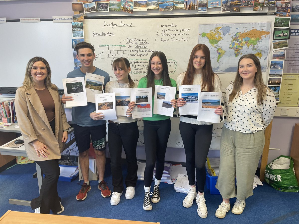 Ross High Geography tweet media