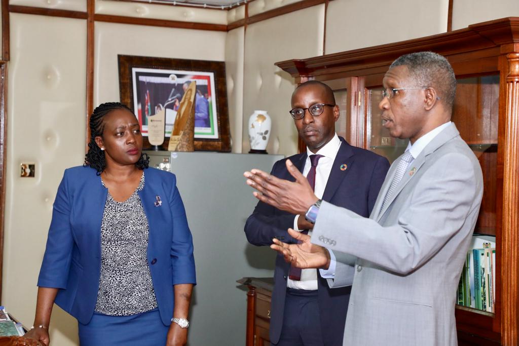 Environment_Ke's tweet photo. As part of ongoing stakeholder consolidation ahead of the Sept 4th-6th African Climate Summit, Cabinet Secretary Soipan Tuya on Tuesday evening met UNDP officials led by Kenya Resident Representative Anthony Ngororano @ANgororano https://t.co/khOZR9JSzy