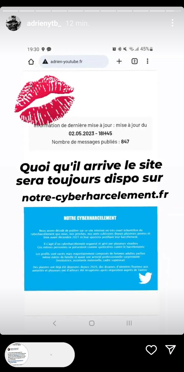 BabyCrack4's tweet photo. Petit rappel ❗️ #adrienytb  https://t.co/yEpTVI5AfC https://t.co/0TKdoTiFqu