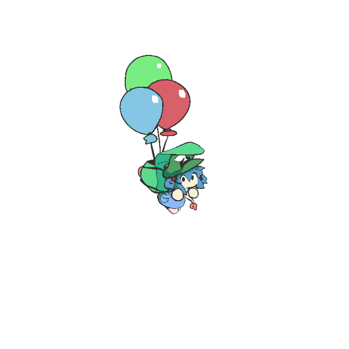 there are balloons on my profile again
