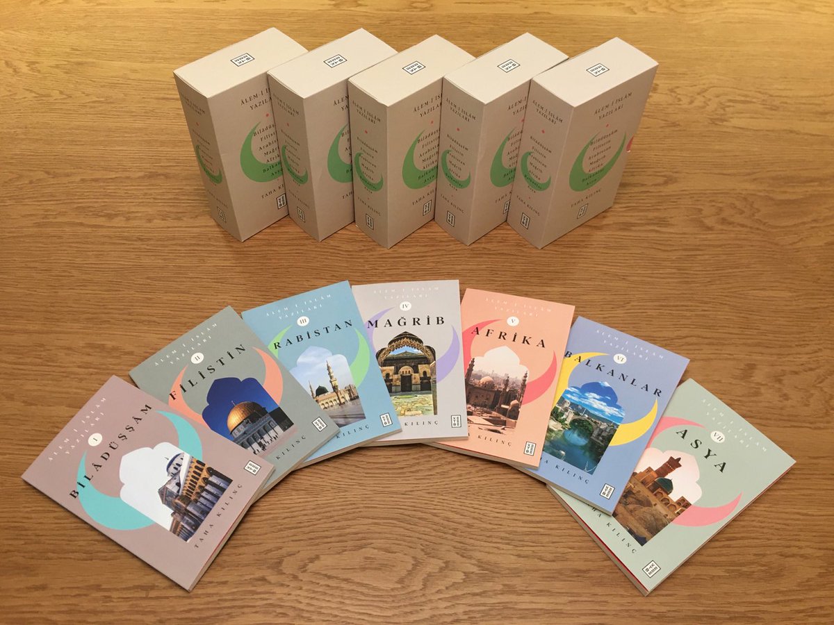 tahakilinctan's tweet photo. Bu tweeti RT eden 20 kişiye, Taha Kılınç’ın yeni çıkan kitap seti Âlem-i İslâm Yazıları imzalı olarak hediye edilecektir.

Son katılım: 
5 Mayıs Cuma, saat 23.59 https://t.co/CJvQObNBAX
