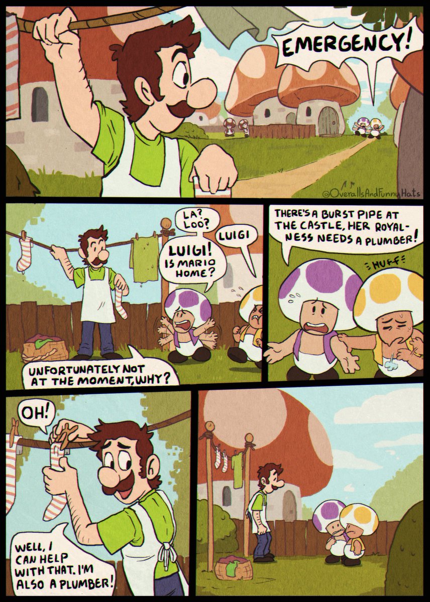 OveralNFunnyHat's tweet photo. A helping hand 1/3 🪠

If you like what we do, consider supporting us on Patreon :D

https://t.co/Bq0Kl7Pw1j

#SuperMarioBros #SuperMarioBrosMovie #MarioBrosMovie #Mario #Luigi https://t.co/OCeM8Q1fHe