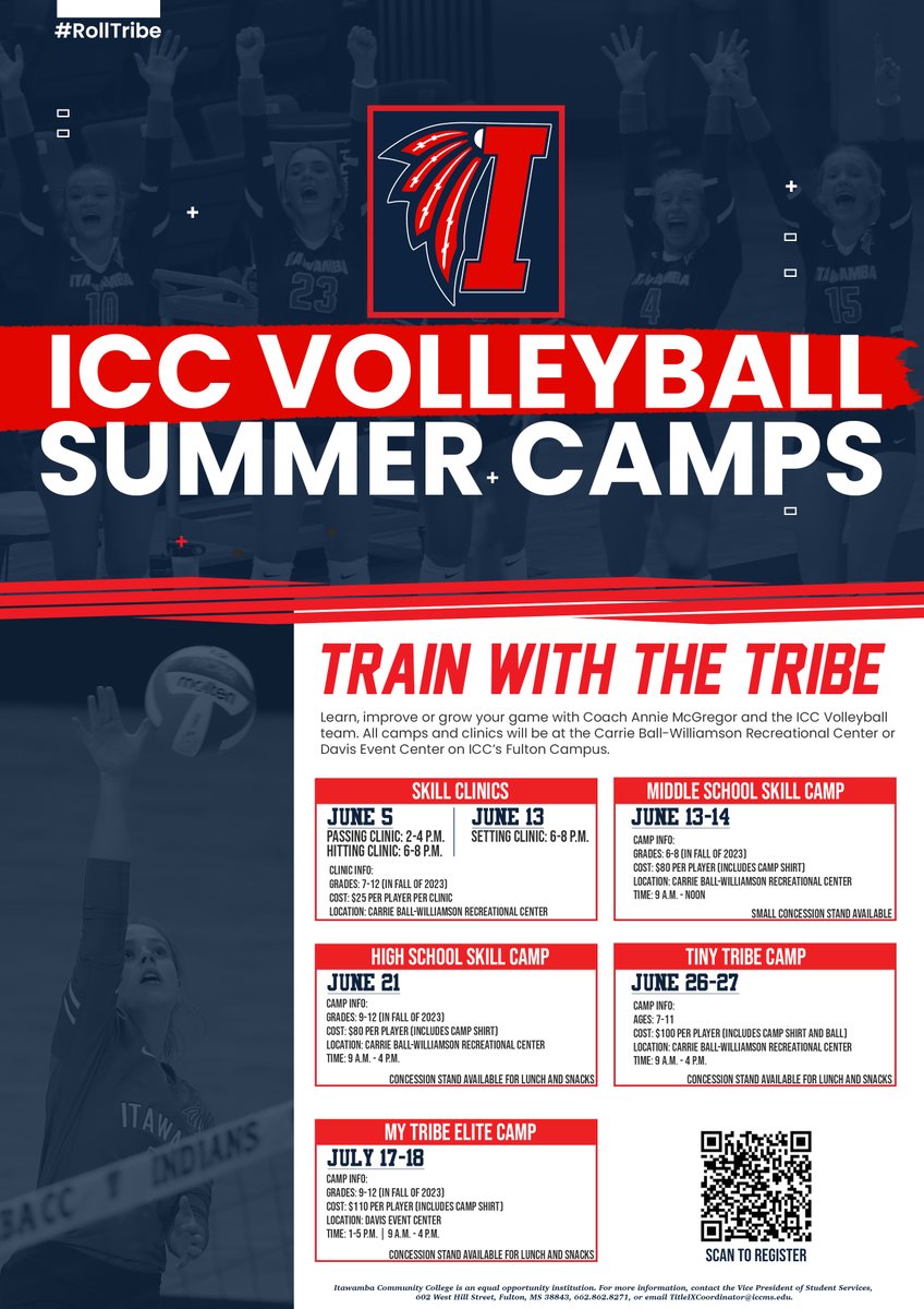 We'd love to see you at our camps this summer! Registration for all camps is still open! Sign up now! #RollTribe forms.gle/X7zZGDfb5CFzNA…