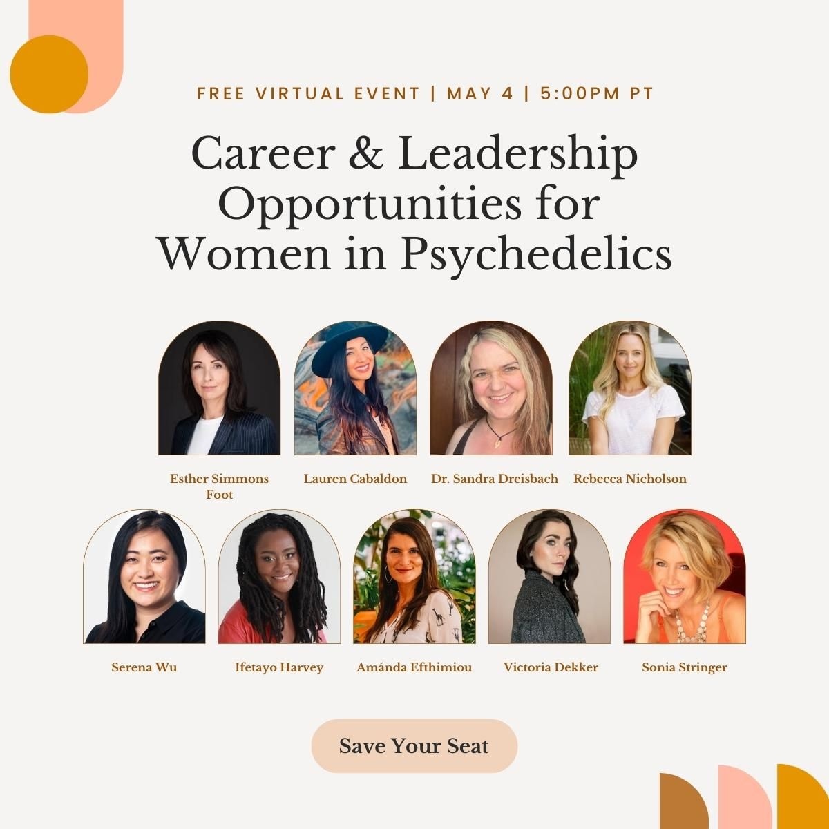 Our very own <a href="/victoria_dekker/">𝐯𝐢𝐜𝐭𝐨𝐫𝐢𝐚 𝐝𝐞𝐤𝐤𝐞𝐫</a> will be joining a can't-beat panel of powerhouse women discussing challenges women face in the psychedelic sector and some solutions to ensure women have more say in how the field unfolds in the next few years

Join them at: celebratingwomeninpsychedelics.com/cwp-event