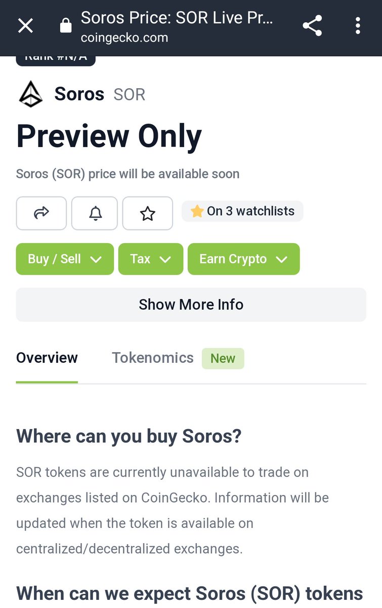 If you missed

#bitcoin
#BNB 
#Ethereum 
#Aptos 

Don't miss

<a href="/SorosChain/">SOROS CHAIN | B2B & B2C L1 EVM Blockchain</a> 

We are set to be listed on <a href="/coingecko/">CoinGecko</a> 

Stop playing 😜