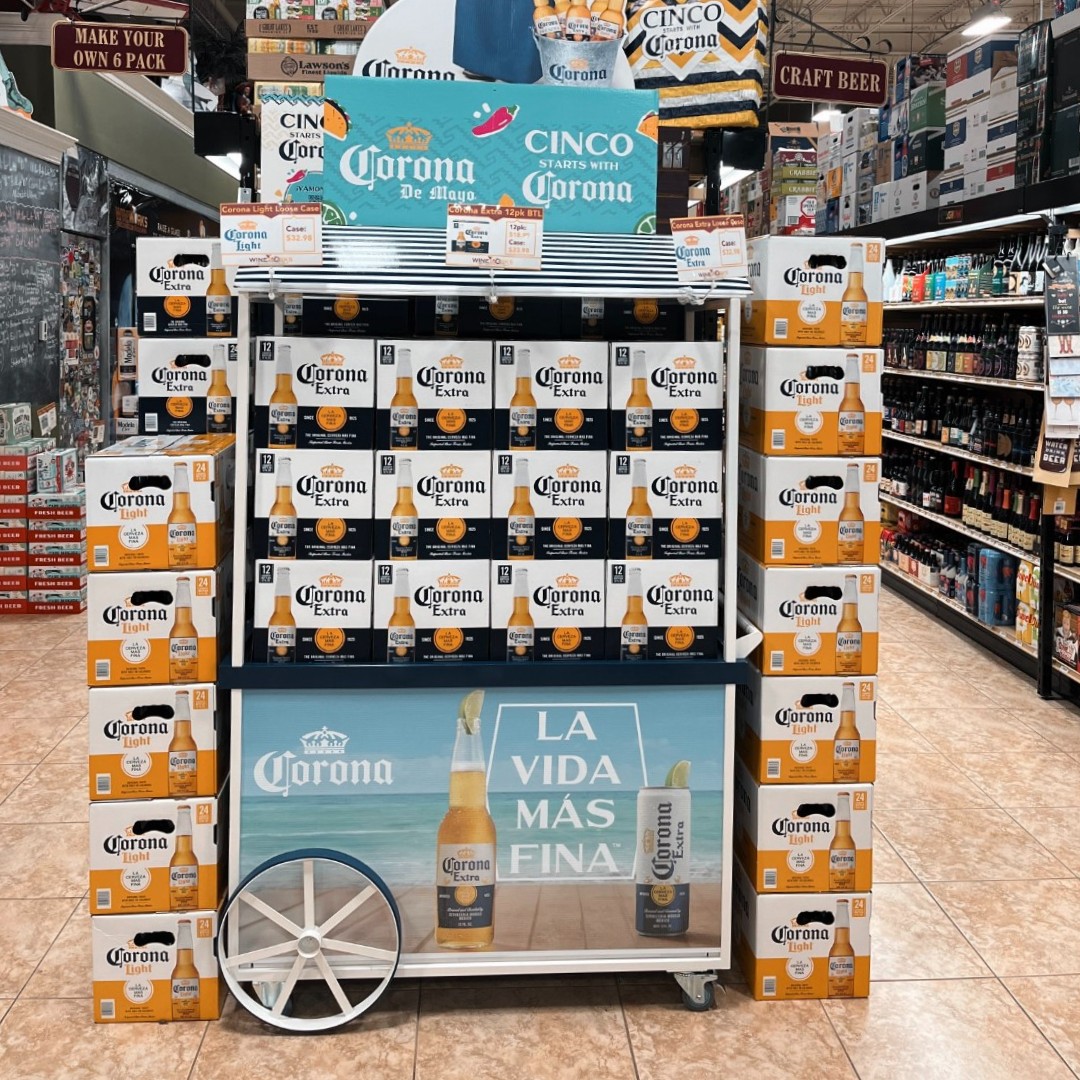 KramerBeverage's tweet photo. It's #CincoTime 🌮🍻 Check out these incredible displays ➡️ https://t.co/m9PkByguES