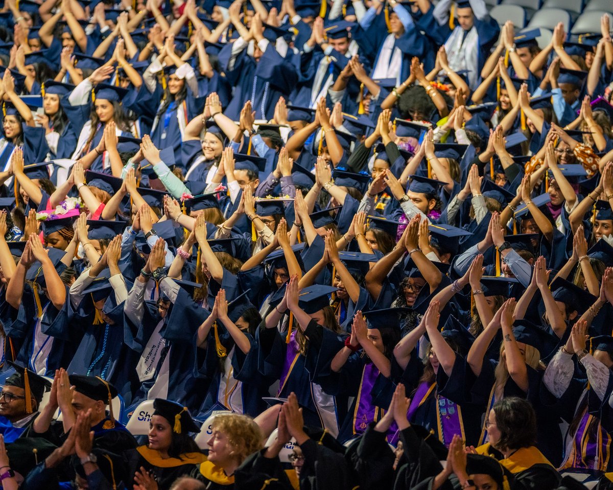 NSUFlorida's tweet photo. Graduation Day ✌️ is in the books!

Congrats to all of our grads from @nsuhcas.

We know you will make our world a better place! 💙

#NSUGrad #NSUSharks https://t.co/ndsYQGISLH