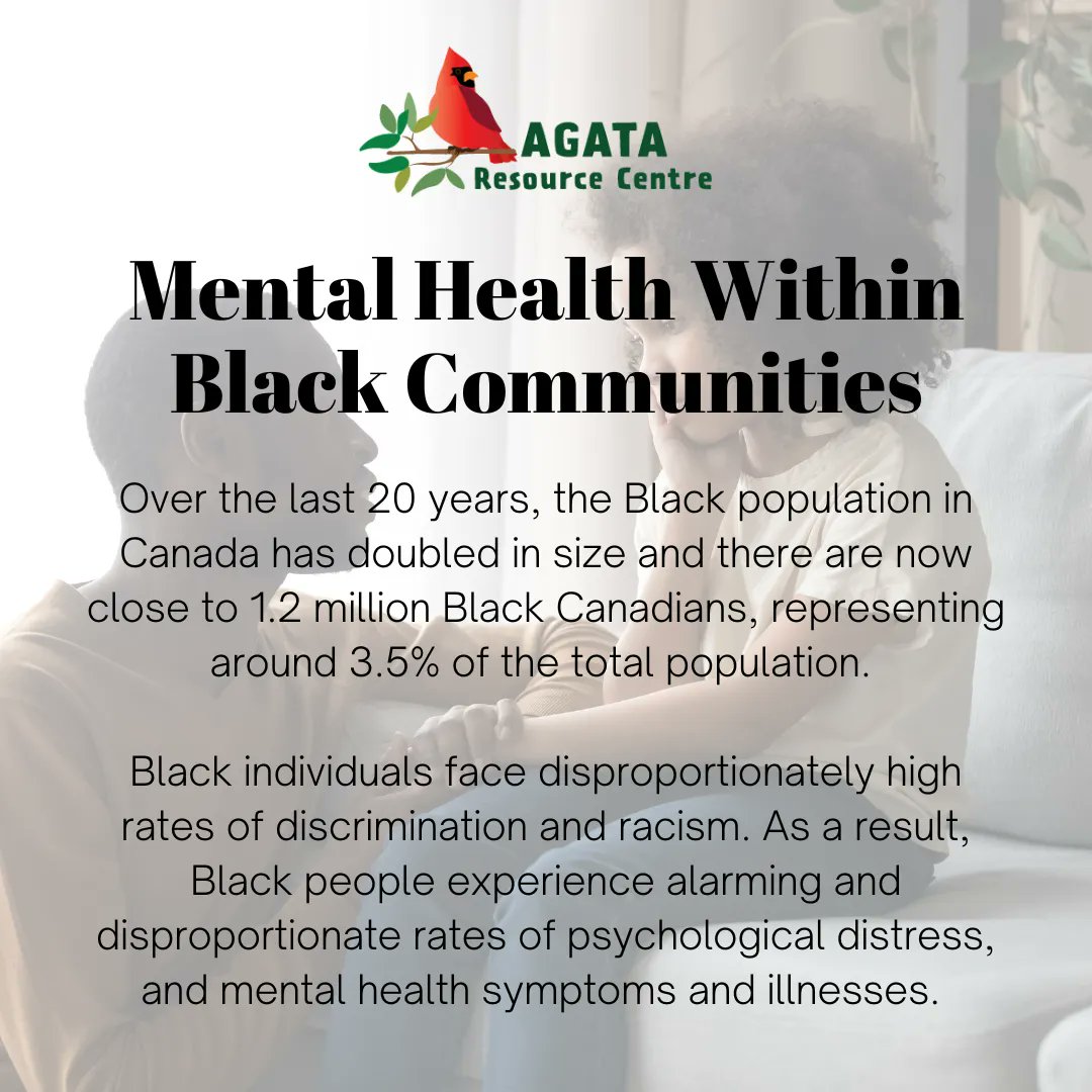 AgataInc's tweet photo. Physical and psychological safety are critical components of mental health. But in the Black community, safety isn't always a given. Many factors together, including systemic racism and social stigma, create a mental health crisis.  #mentalhealth https://t.co/yIVWAucU95