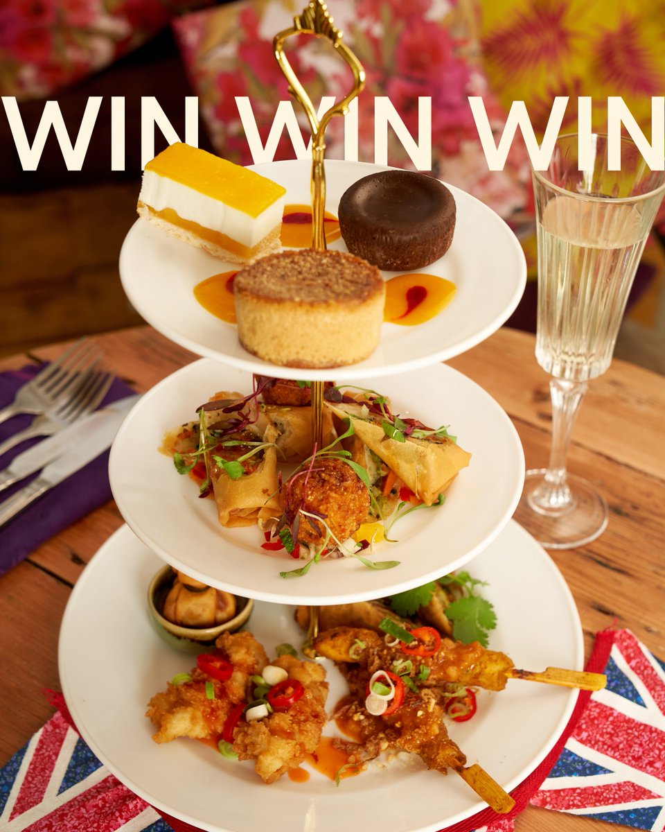 Win ✨Thai Tea✨  for 4, to celebrate the King’s Kozza!

To Enter:
🍵 Retweet this post
🥂 Follow Us 
🍵 Tag your friends (one comment per entry)

Good luck! Entries close 08.05.23. Available in select restaurants only. T&amp;Cs Apply - ow.ly/xVmO50O9Or9