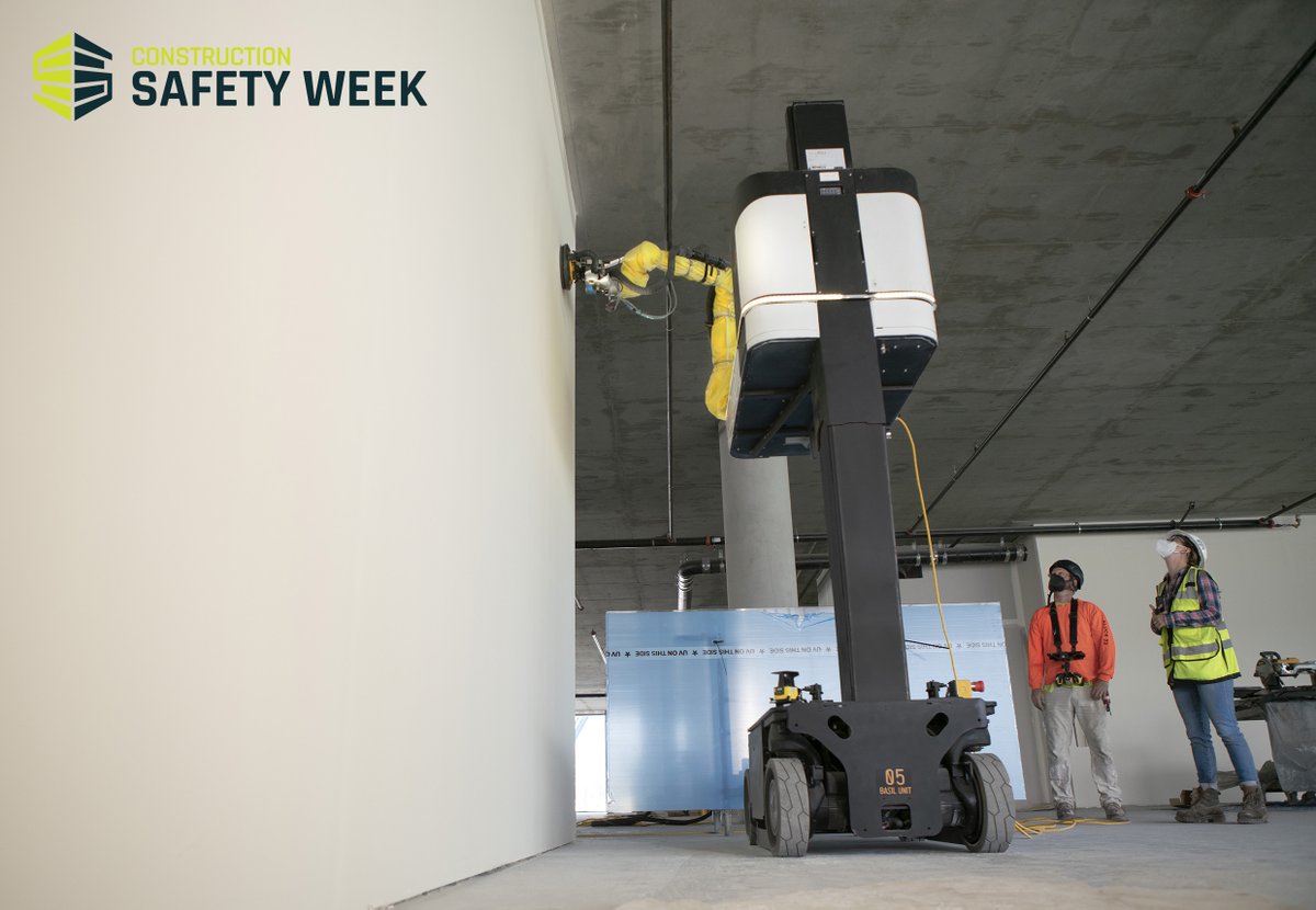 Canvas (@canvas_build) on Twitter photo Accidental falls remain the #1 cause of death on construction sites. The Canvas drywall finishing machine's robotic arm can reach up to 15.5 feet, keeping workers safe on the ground. Canvas celebrates Construction Safety Week, May 1-5.
sales@canvas.build Accidental falls remain the #1 cause of death on construction sites. The Canvas drywall finishing machine's robotic arm can reach up to 15.5 feet, keeping workers safe on the ground. Canvas celebrates Construction Safety Week, May 1-5.
sales@canvas.build