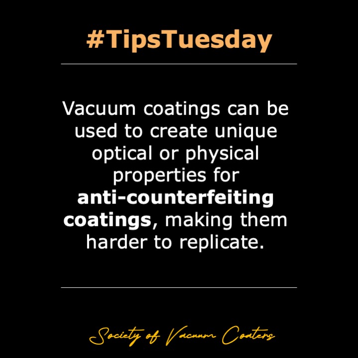 To create an anti-counterfeiting coating using vacuum coatings, a range of materials can be used, including metals, and metal oxides. These materials are often chosen for their unique optical or physical properties, which can help to make the coating more difficult to duplicate.