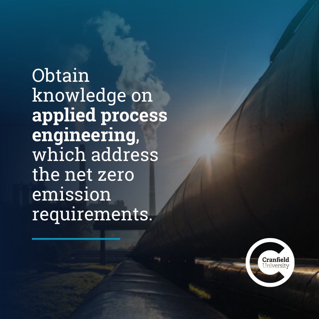 Discover the principles of process engineering, associated systems and methods to solve relevant engineering problems in industry.

Don't miss this exciting opportunity to develop your skills and knowledge in this area.

Find out more: bit.ly/3KuDayl