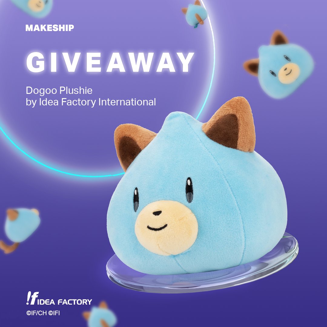 IdeaFactoryIntl's tweet photo. It’s giveaway time! We’re giving you the chance to win a Dogoo Plushie! 🥳

How to enter?
1. Follow @Makeship and @IdeaFactoryIntl
2. Retweet this post

2 winners will be selected randomly upon the end of the giveaway. Giveaway ends May 4th at 2pm EDT. Good luck!

#Neptunia https://t.co/e8jFGdlJQ9