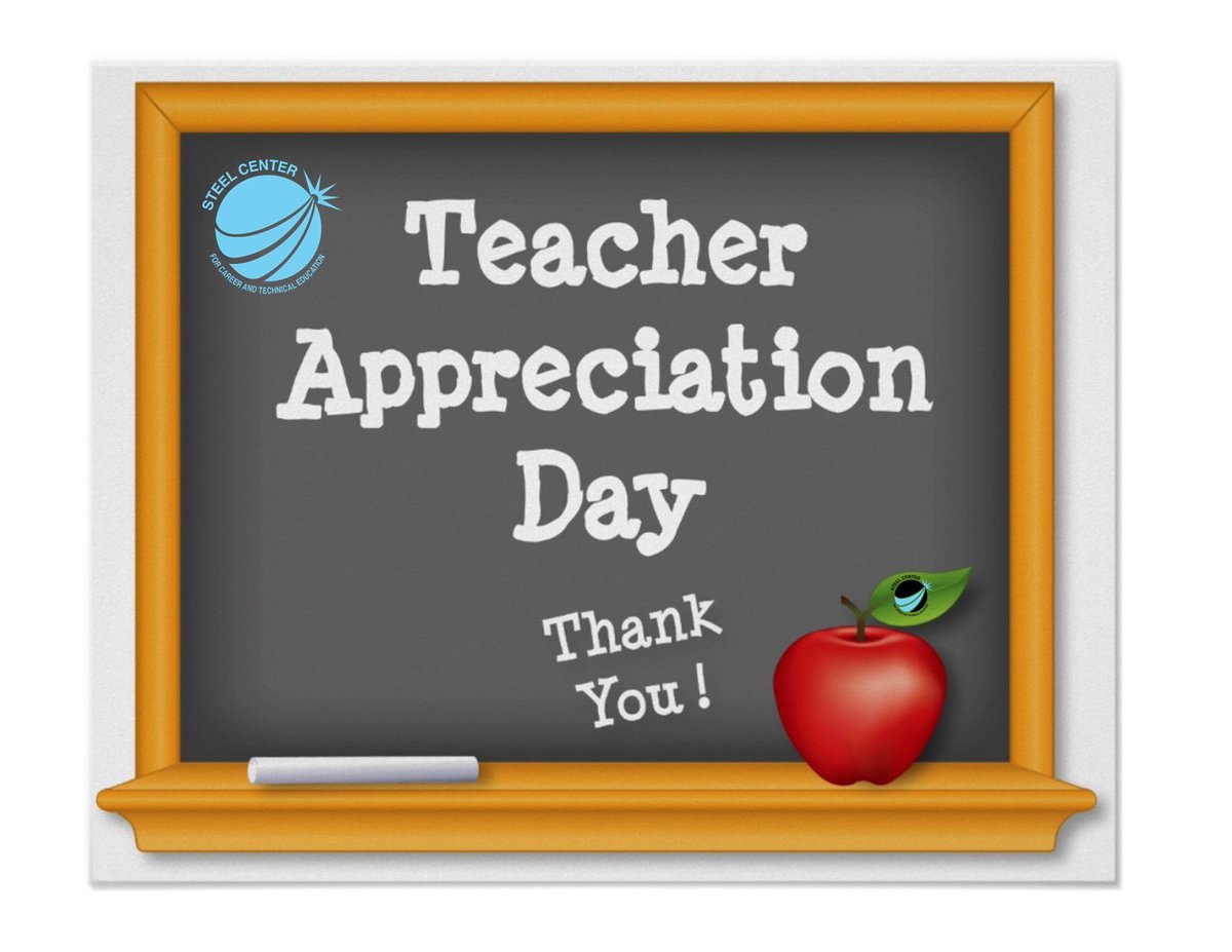 Today and everyday, Steel Center teachers we say THANK YOU!