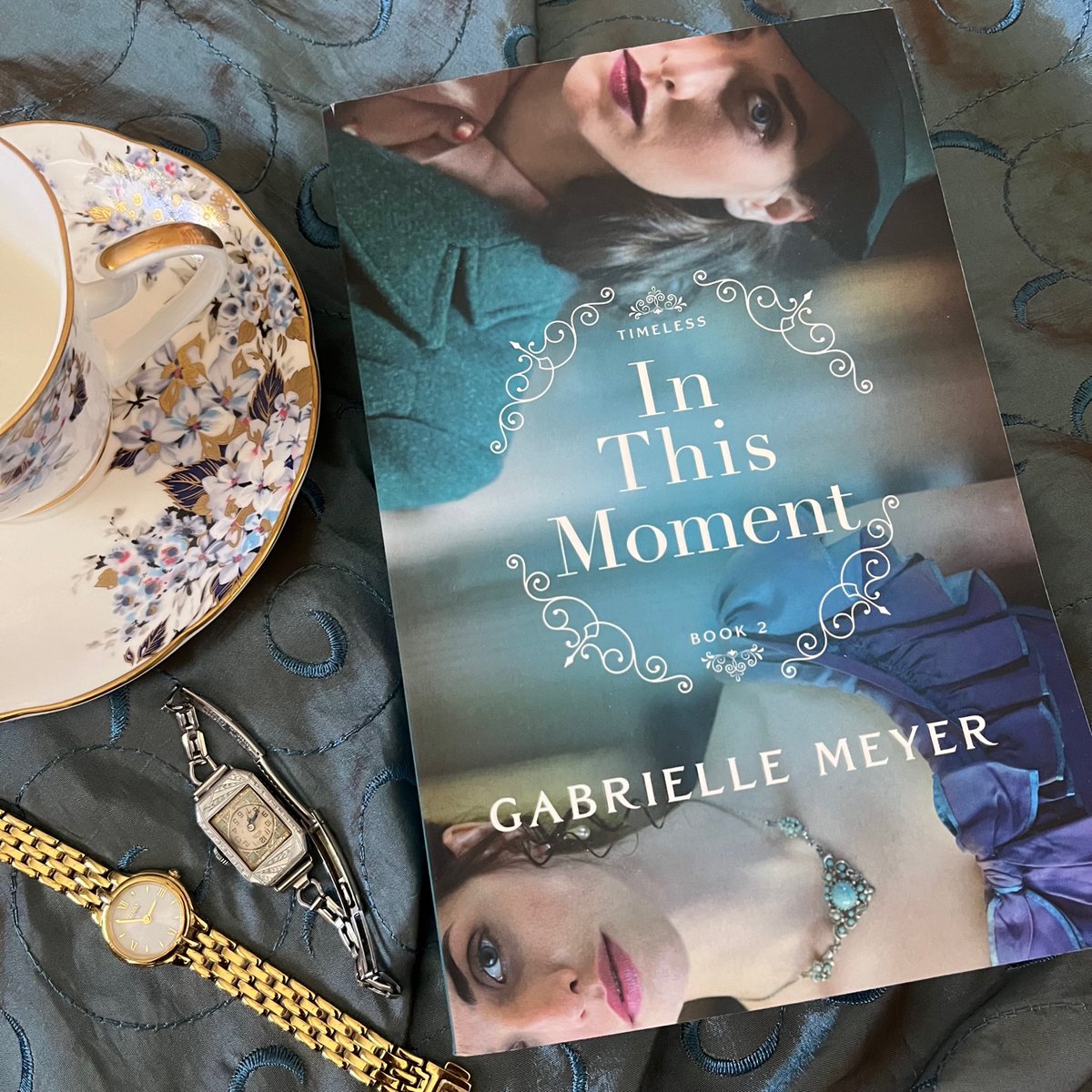 Three lives...three eras...one woman. In This Moment by <a href="/MeyerGabrielle/">Gabrielle Meyer</a> follows a time-crossing heroine as she experiences three touchstone moments in US history. SO good! More here: sarahsundin.com/in-this-moment…