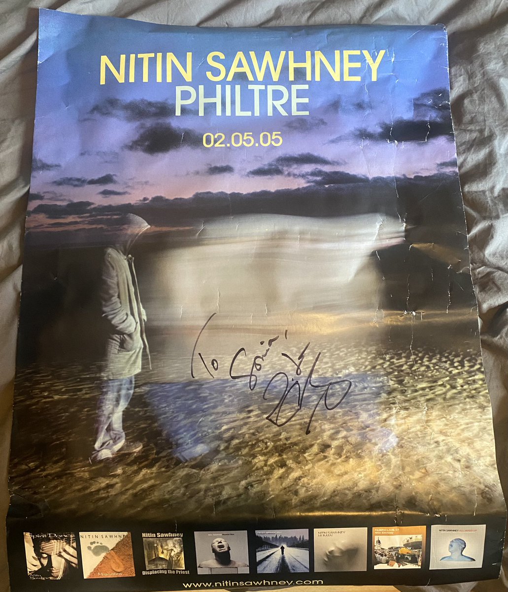 Found this little gem in a pile of old uni files. For over 20 years, not a week has gone by without listening to @thenitinsawhney’s music, accompanying through good times and bad. Thank you 🙏 #nitinsawhney