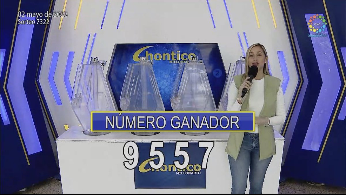 ChonticoM's tweet photo. Sorteo Martes Mayo/02/2023- 1pm Chontico día https://t.co/hriFSfeH5S