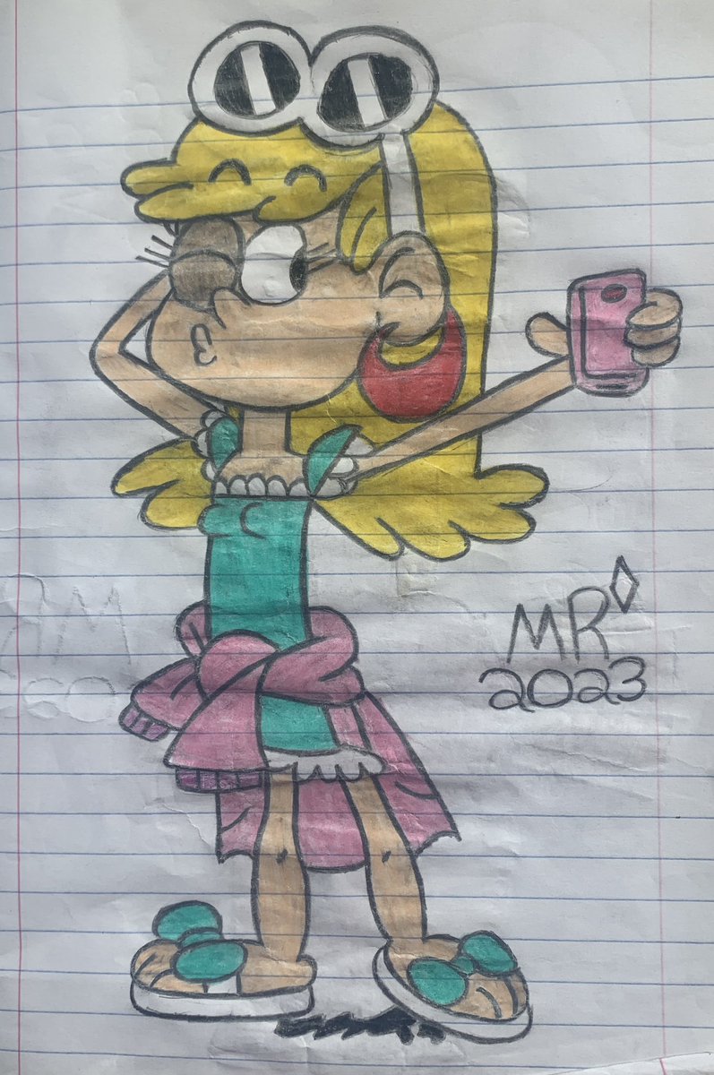 Here’s one of my two fan art pieces to celebrate the Loud House turning 7 today, I drew one of my top ten favorite characters Leni Loud! 😊💚🤍👗 #TheLoudHouse #TheLoudHousefanart #LeniLoud #LeniLoudfanart #Nickelodeon #Nicktoon