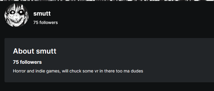 Wooohooo made it to #affiliate status on <a href="/KickStreaming/">Kick</a> 

Thanks so much for the support on this everyone this community absolutely rocks

kick.com/smutt

#KickStreamers #KickStreamer #kickstream #stream #smallstreamer #SmallStreamersConnect #SmallStreamerCommunity