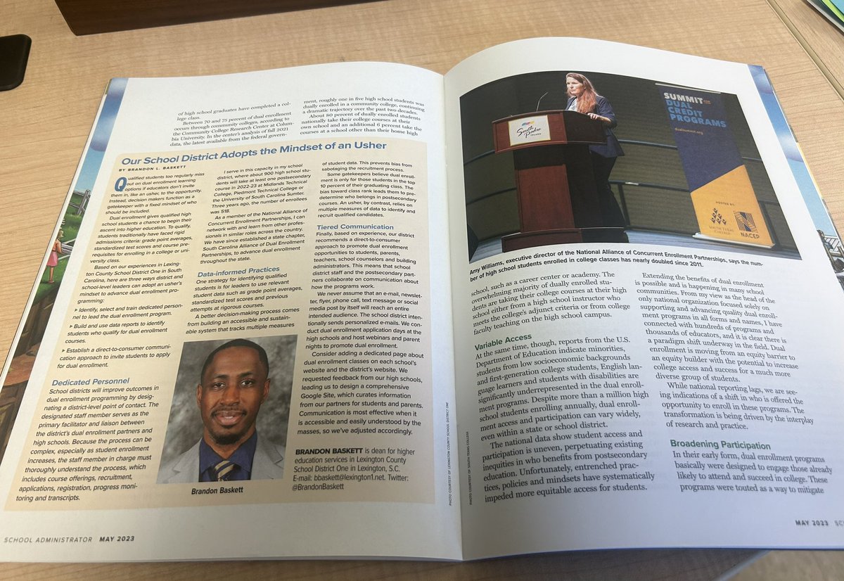 It was a joy to receive this in the mail today. It was a fun process to submit this article, and I can’t believe this is being mailed to more than 20,000 leaders in school system administration!  #AASAMag

aasa.org/resources/reso…