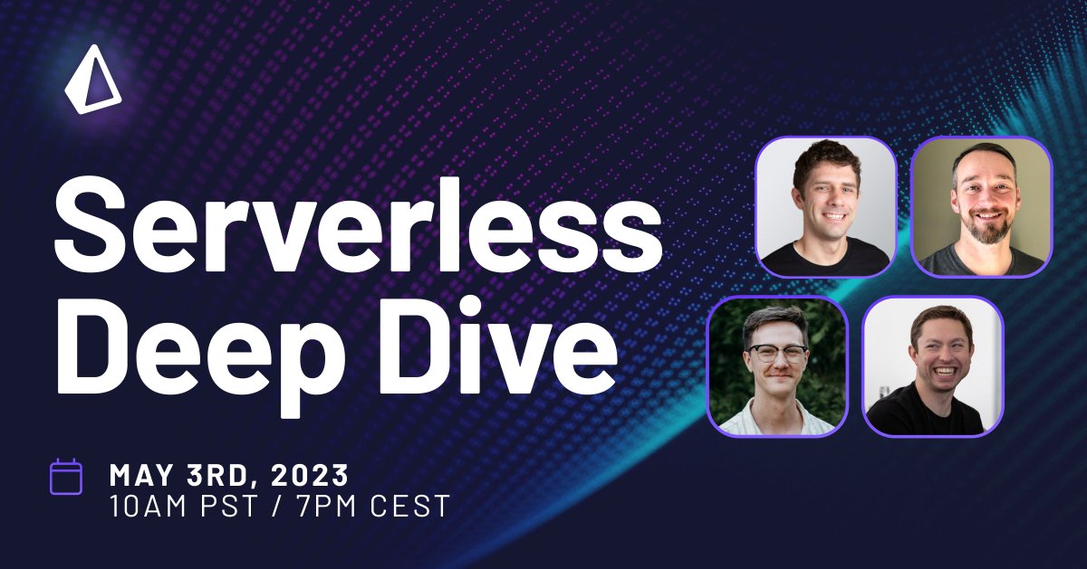 prisma's tweet photo. ๐ข Only one day to go until the first #ServerlessDeepDive!
Join us as we delve into the latest serverless trends and chat with experts @alexbdebrie and @jeremy_daly. ๐คฟ๐
https://t.co/R7a1nWMOQF https://t.co/UqPaFY9nUc