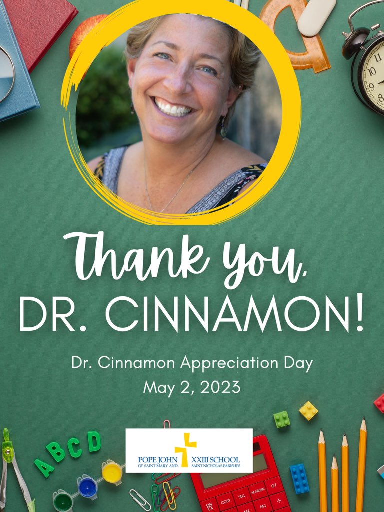 May 1 may have been Principal Appreciation Day, but May 2 is 🌟Dr. Cinnamon Appreciation Day🌟! When your principal is this 🦸🏼‍♀️awesome, she gets her very own appreciation day.
#pj23school #pantherpride #DrCinnamonAppreciationDay #chicathschools