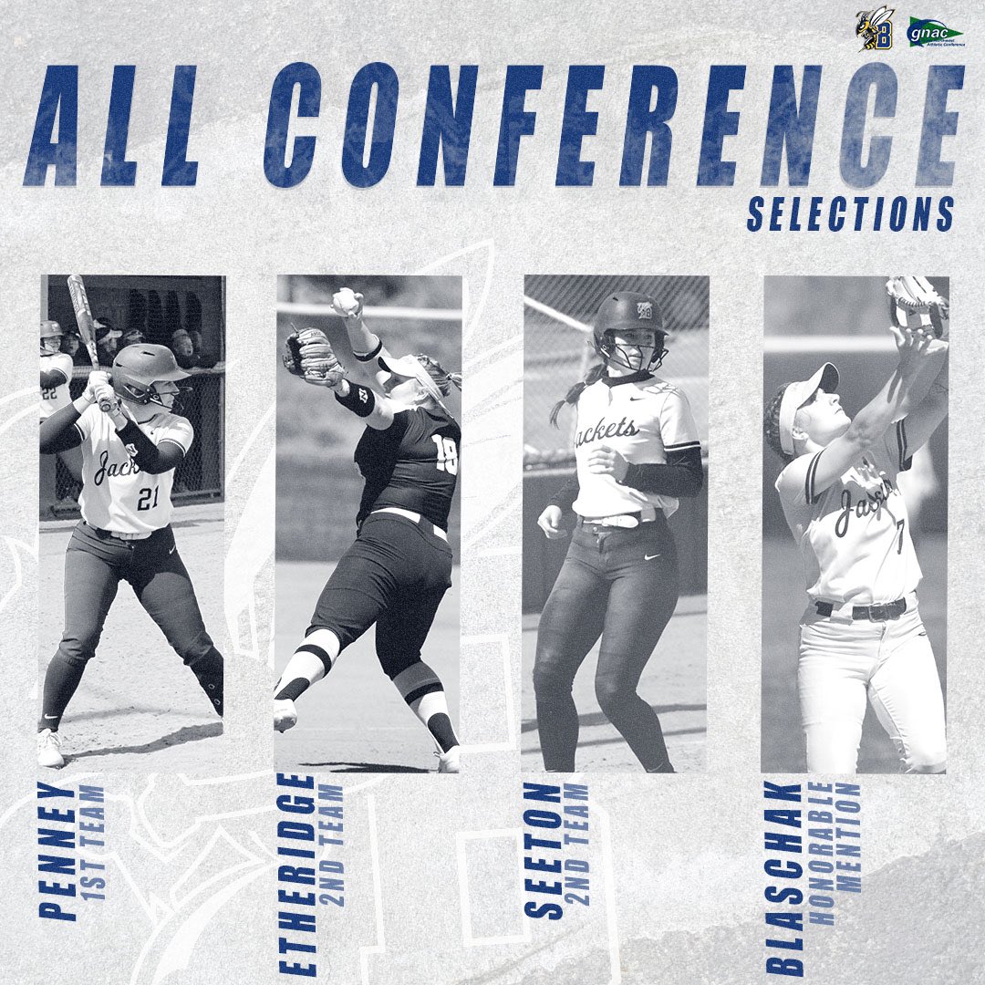 ALL-CONFERENCE🙌🙌

Yellowjacket Softball lands 4️⃣ on the All-Conference teams!

1st Team: Marin Penney
2nd Team: Alyssa Etheridge &amp; Teagan Seeton
Honorable Mention: Lauren Blaschak

#MSUBSB