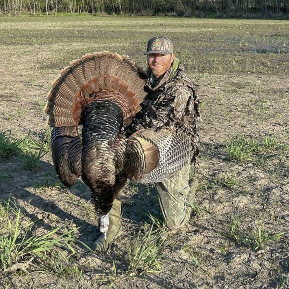 MWLandGroup's tweet photo. Congratulations to Land Agent Zach Luster on a super #Missouri gobbler!
.
"The Good Lord designed a beautiful landscape for this bird and I sure am glad he found it fitting for me to be there to enjoy it!" - Zach
.
#MidwestLandGroup
.
#TurkeyHunting #WeKnowLand #MLGDifference https://t.co/P661bskUF6
