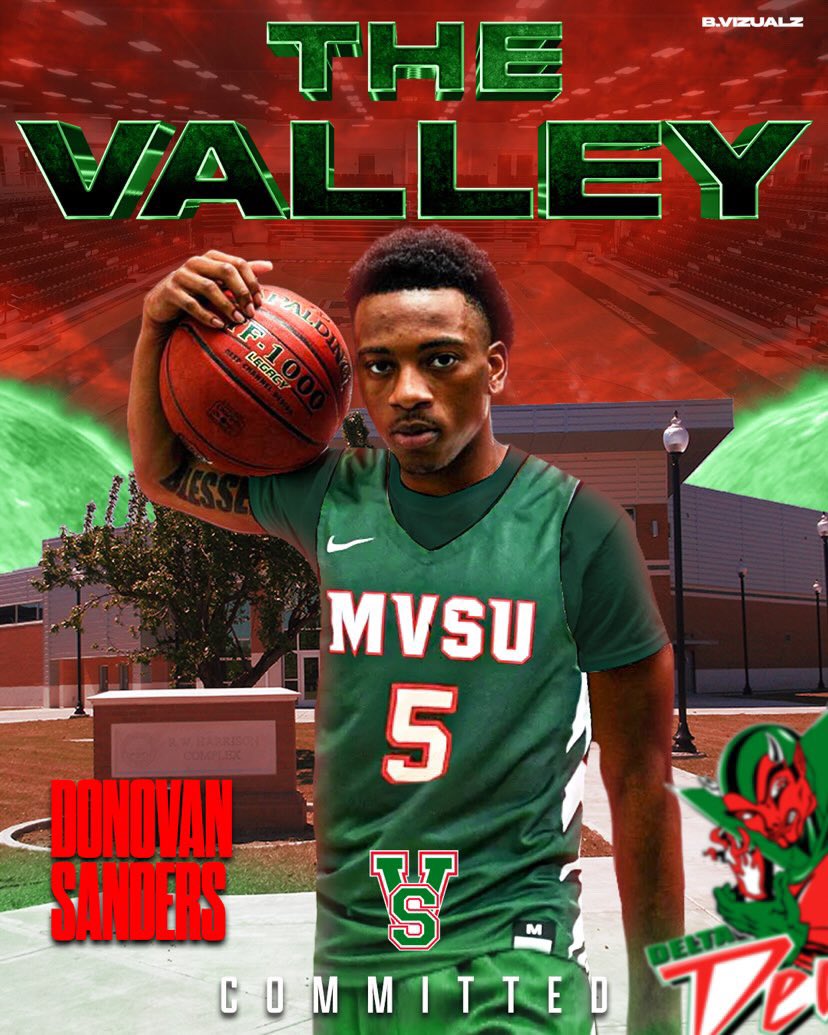Donovan Sanders 5'11"/guard has committed to Mississippi Valley State University 🏀
* Mississippi Gulf Coast CC