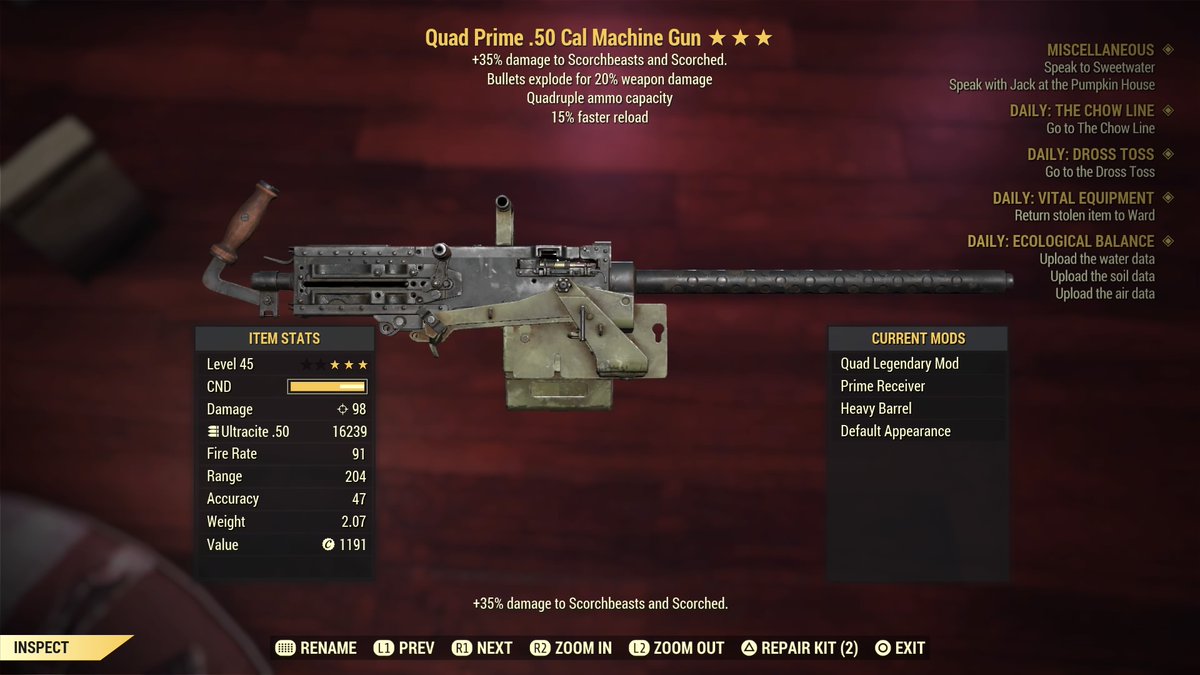 When another Mandalorian gifts you a new weapon on Fallout 76.

#TheMandalorian #Fallout76 <a href="/FangUprising/">Fang Uprising</a>