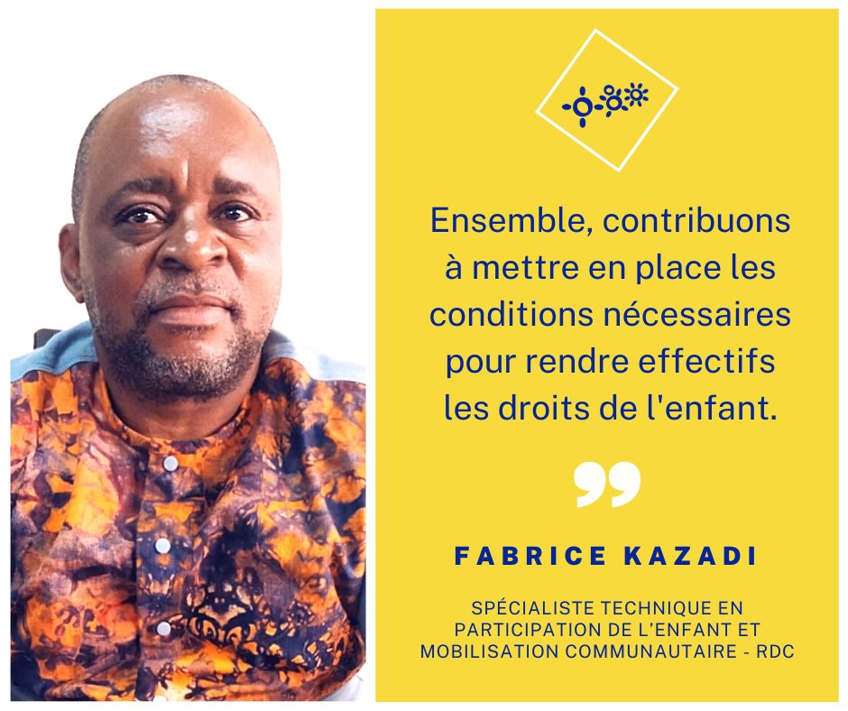 ✨ Rencontrez l'équipe | Fabrice Kazadi 

👏Fabrice a rejoint notre équipe en 2022 en tant que spécialiste technique en participation de l’enfant et mobilisation communautaire en RDC.

Pour en savoir plus sur son parcours👉ibcr.org/fr/a-propos-de…

#ONG #Team