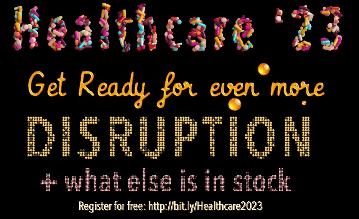 #HEALTHCARE TECHNOLOGY and #Disruption The Likes You've Never Seen Before! us02web.zoom.us/webinar/regist… #Webinar #RegisterNow