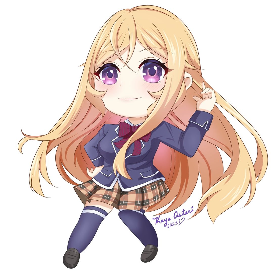 It's May! And in honor of it being my birthday month, I am gonna try to make it a month of some of my favorite waifus. Starting us off, the queen from Food Wars - Erina Nakiri! . . . #foodwars #shokugekinosoma #erinanakiri #chibi #artistsontwitter #smallartist #artmoots