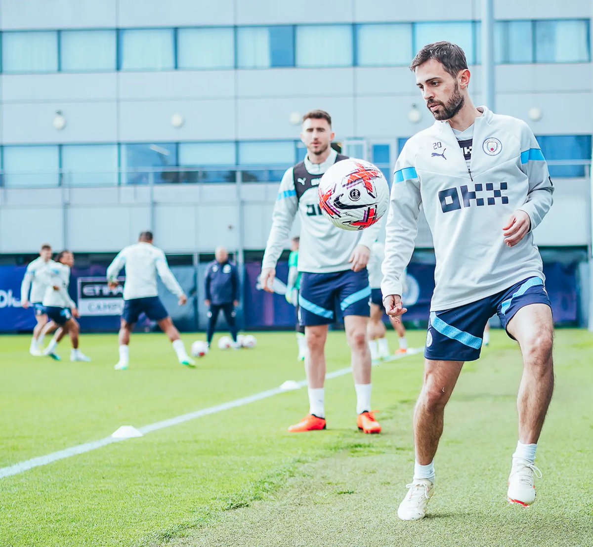 City_Xtra's tweet photo. Is that who we think it is…? 👀🇧🇪 @ManCity https://t.co/W8O84fV7UF