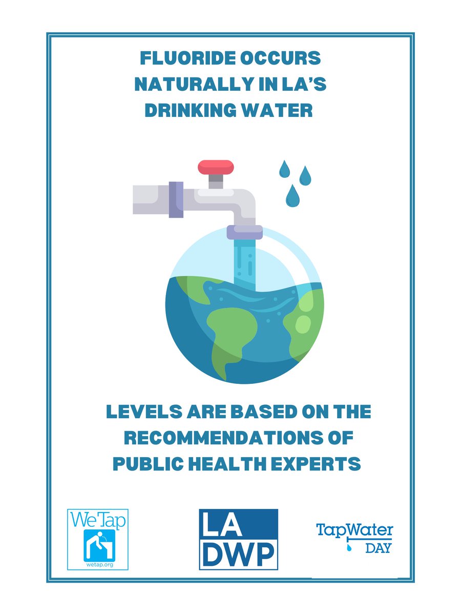 WeTap1's tweet photo. #TapWaterDay2023 #WeTap #TheFountainsofCalifornia #PublicDrinkingWaterFountains
💦💦💦💦💦💦💦
Celebrate our #PublicDrinkingWater
it’s precious and delicious!
#TapWaterisLife #TapWaterDay https://t.co/gNEi0HiCWp