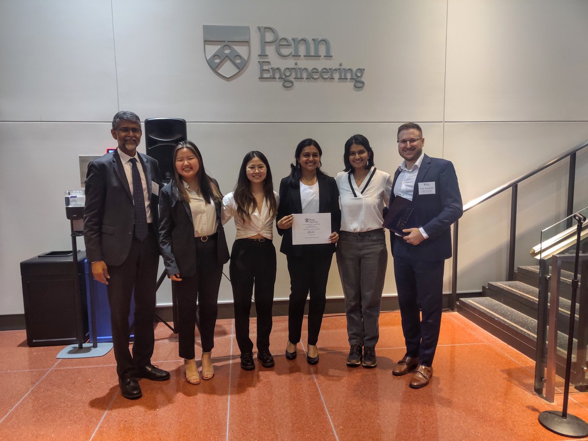 pennbioeng's tweet photo. Congrats to #PennBioengineering Senior Design Teams BAMBI and StablEyes who took home the Technology &amp; Innovation Prize and Judges' Choice Award respectively in the @PennEngineers Senior Design Competition! 

Photos courtesy of @PennBElabs #BEProud #PennEngineeringProud https://t.co/JuIDIaCadO