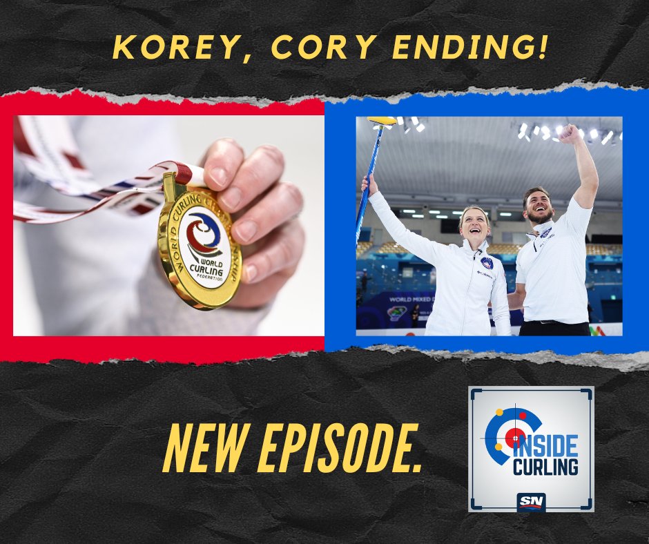 CurlingInside's tweet image. This week's special guests...the #wmdcc2023 CHAMPIONS @kdropkin and @CoryThiess25108 A big, big moment for @usacurl Listen here:  sportsnet.ca/podcasts/insid…