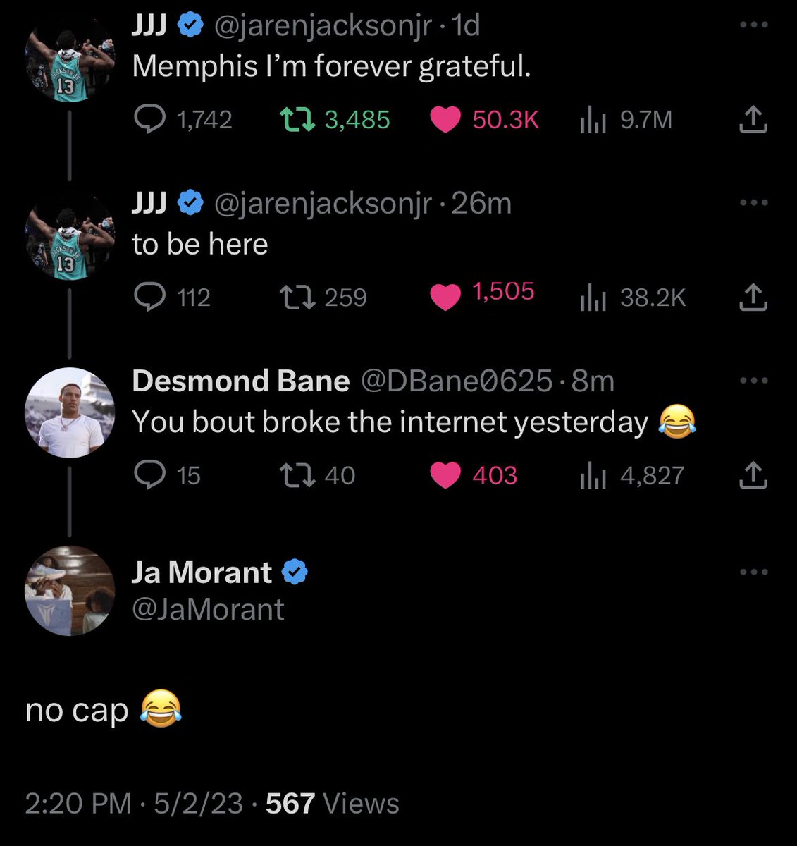 BrysonWright3's tweet photo. Grizzlies players                Grizzlies twitter https://t.co/YUXO1fm3KS